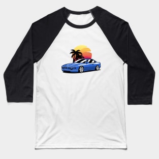 Blue E31 850 Palms Sunset Baseball T-Shirt